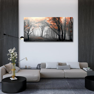 «Union Rustic PhotoINC Studio», reproduction d'art sur toile tendue: Autumn Woods
