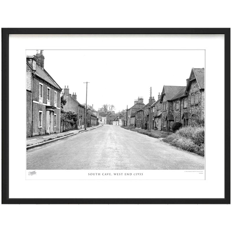 South Cave, West End C1955 by Francis Frith - Single Picture Frame Print, 45cm H x 60cm W x 2.3cm D