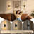 1PC Dimmable Metal Wall Mounted Sconce with Alabaster Shade-513855364