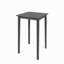 Table de bar d'extérieur carrée en bois d'acacia - Gris foncé-1823999507