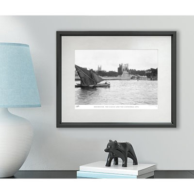 Rochester, The Castle And The Cathedral 1894 by Francis Frith - Single Picture Frame Print