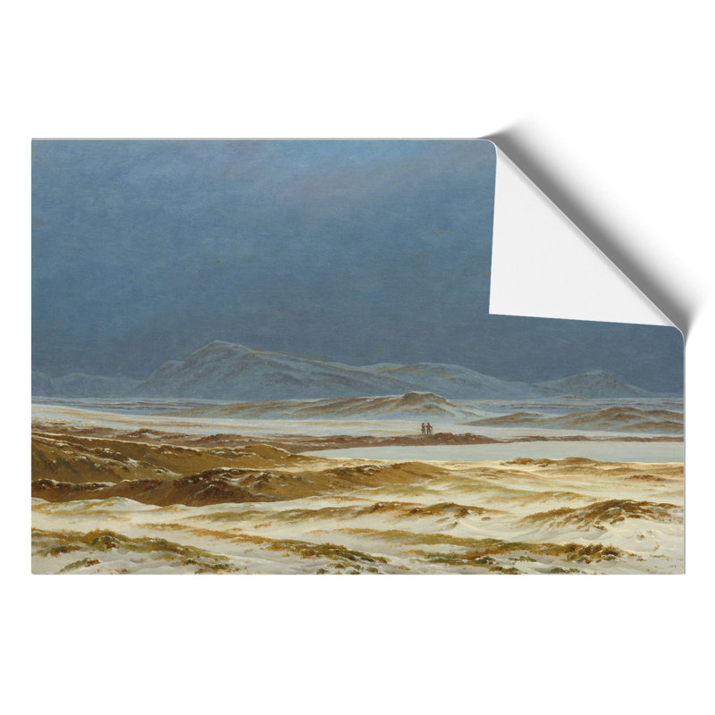 Spring Landscape by Caspar David Friedrich - No Frame Painting, 21cm H x 30cm W x 0.1cm D