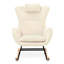 Chaise berçante, fauteuil oscillant rembourré Teddy-802087102