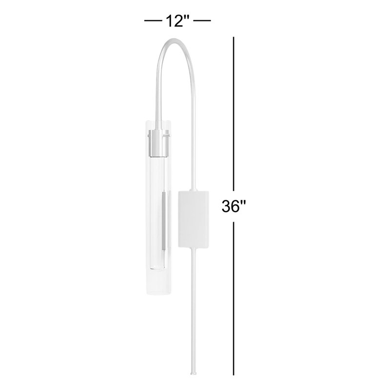 Valerie Plug-in Wallchiere, Aged Brass