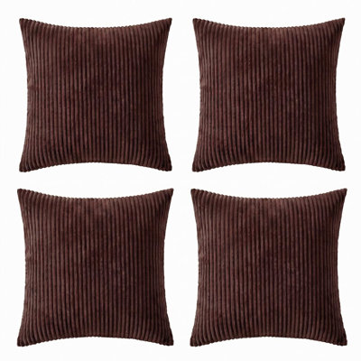 Housse de coussin simple à rayures