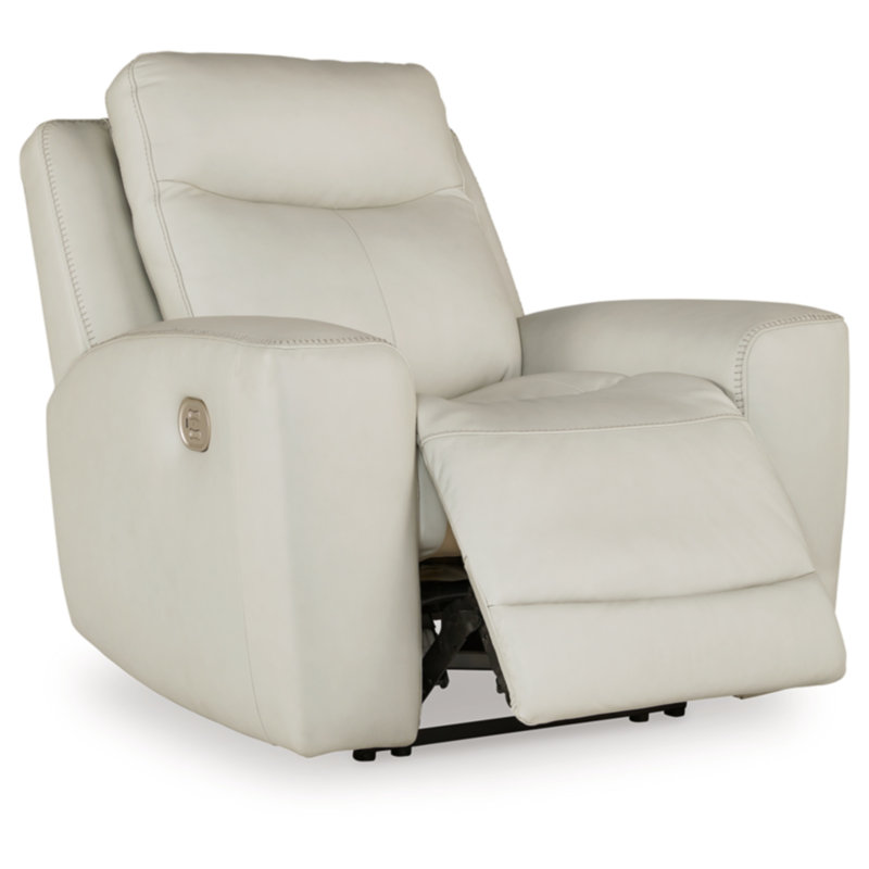 Eufracia Power Recliner, Coconut Leather Match