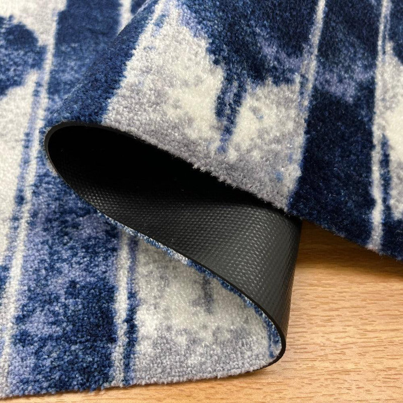 Petit tapis de sol Indigo Ikat