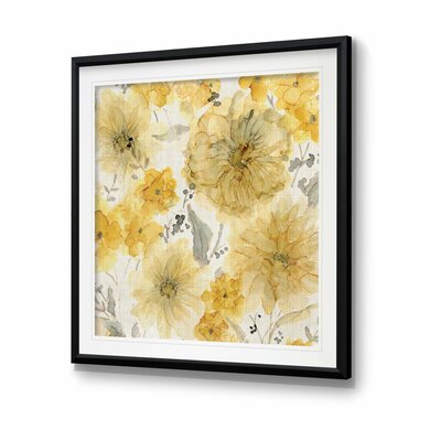 Winston Porter Sunshine And Linen Framed On Paper Print & Reviews | Wayfair