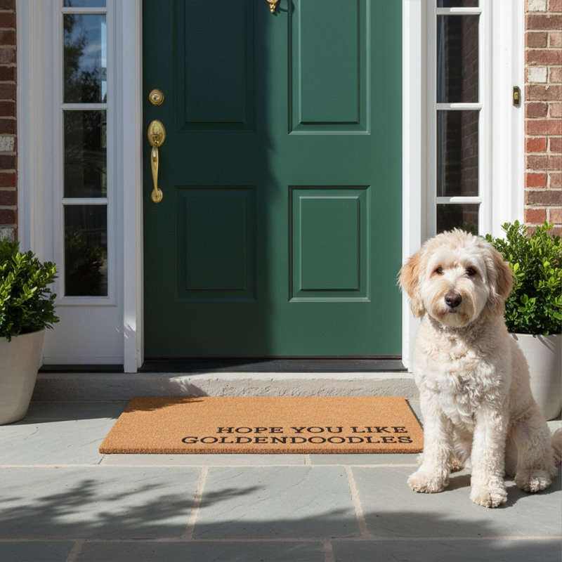 Hope You Like Goldendoodles Doormat, 17"x29", 17" x 29", Goldendoodles