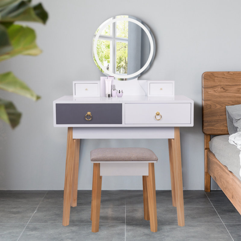 Ensemble coiffeuse et tabouret Everick