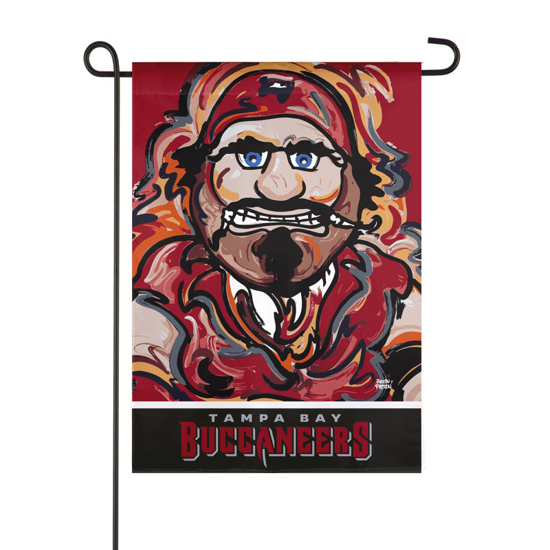 Drapeau de jardin en polyester 18 x 13 po Tampa Bay Buccaneers