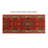 Custom Size Runner Rug Red Oriental Medallion Slip Resistant Backing Low Pile Rug Runners By Feet-1848011169