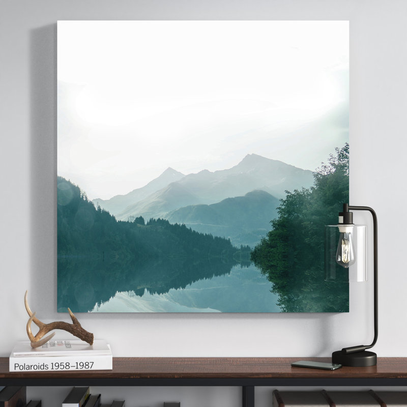 «Blue Mountain», reproduction de photo sur toile tendue, H 36 po x l 36 po