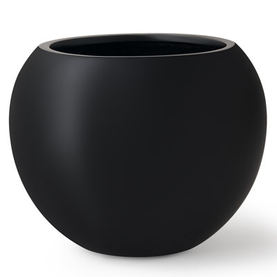 Pot à fleurs globos intérieur / extérieur Kute Nest - noir Tricorn P 20 po (ouverture 13,5 po)