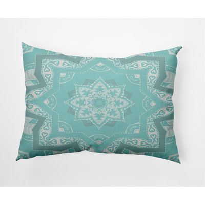 Housse et insert d'oreiller rectangulaire intérieur / extérieur en polyester Happy Hippy