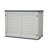 Large Outdoor Lockable Storage Shed with Weather Resistance, Ideal for Backyards, Patio, and Garden to Store Various Items