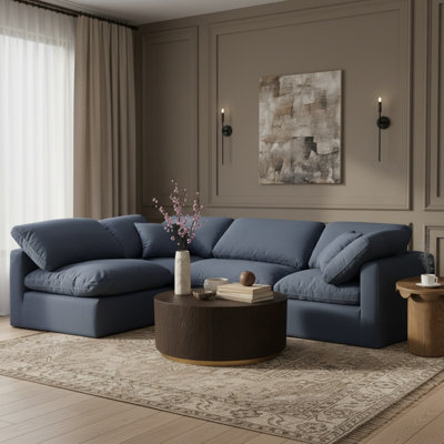Canapé modulaire rembourré 4 pièces Izzet