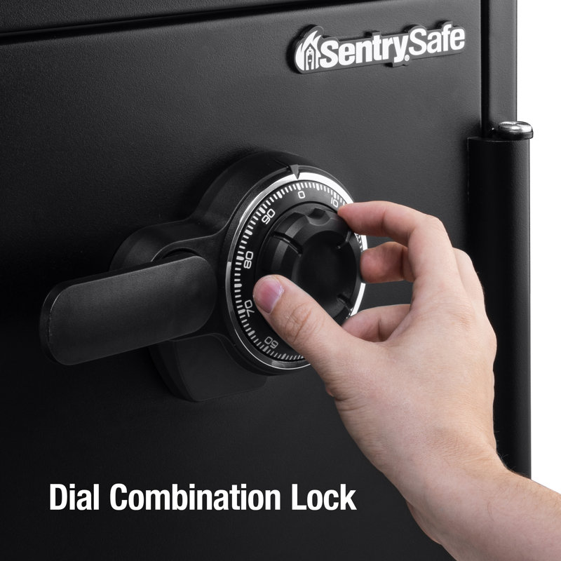 SentrySafe 1.23 Cu. Ft. Fire/Water Combination Safe with Dial Lock