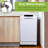 Hamilton Beach 8 Place Setting 18" Portable Dishwasher for Kitchen, RV, or Apartment with Quick Faucet Connection, 6 Wash Cycles, and Rolling Caster Wheels -128796054