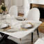 Ensemble de table de salle à manger en pierre frittée pour 6 personnes Zyrell-363467206-363467205