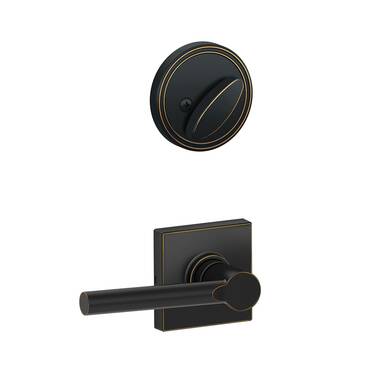 J Series Solstice Lever Bed and Bath Lock with Collins Trim