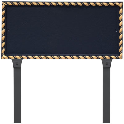 Plaque d'adresse rectangulaire à deux lignes avec piquets de pelouse Franklin
