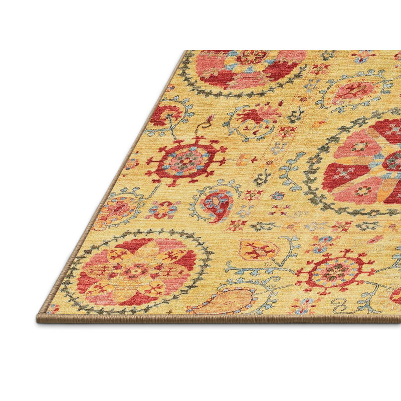 Abstract Indoor Rug, Rectangle 7' x 9'