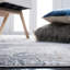 Tapis abstrait ivoire / bleu clair Nagao-1674515374