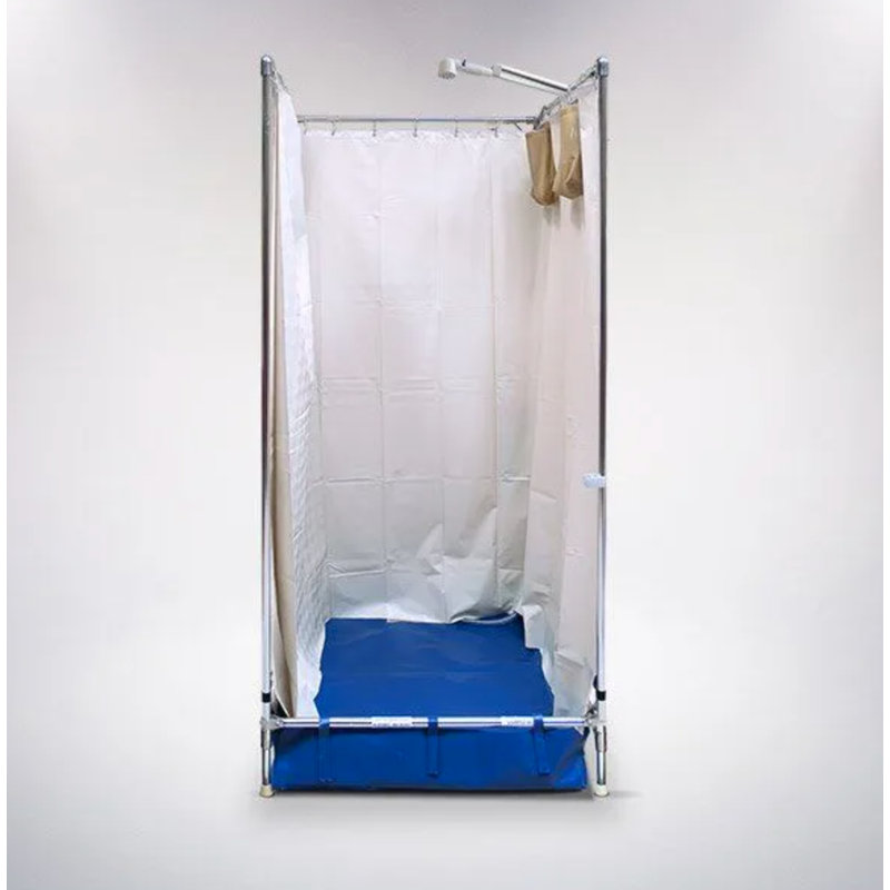 36'' W 72'' H Semi-Frameless Rectangle Reversible Shower Enclosure