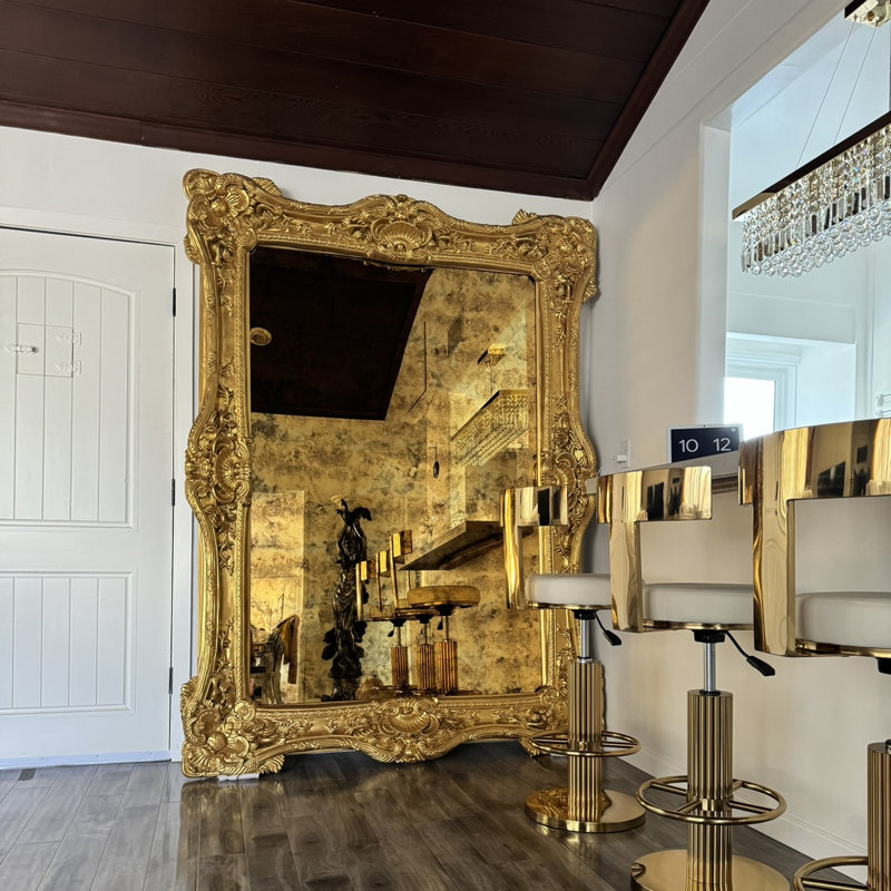 Rectangle Mirror, Gold