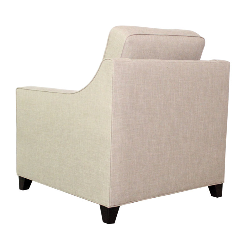 Clark Armchair, Cafelle, Fluff Pearl