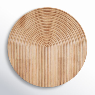 AllModern Furrow Wood Art Plaque