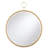 Lizaida Metal Oval Wall Mirror
