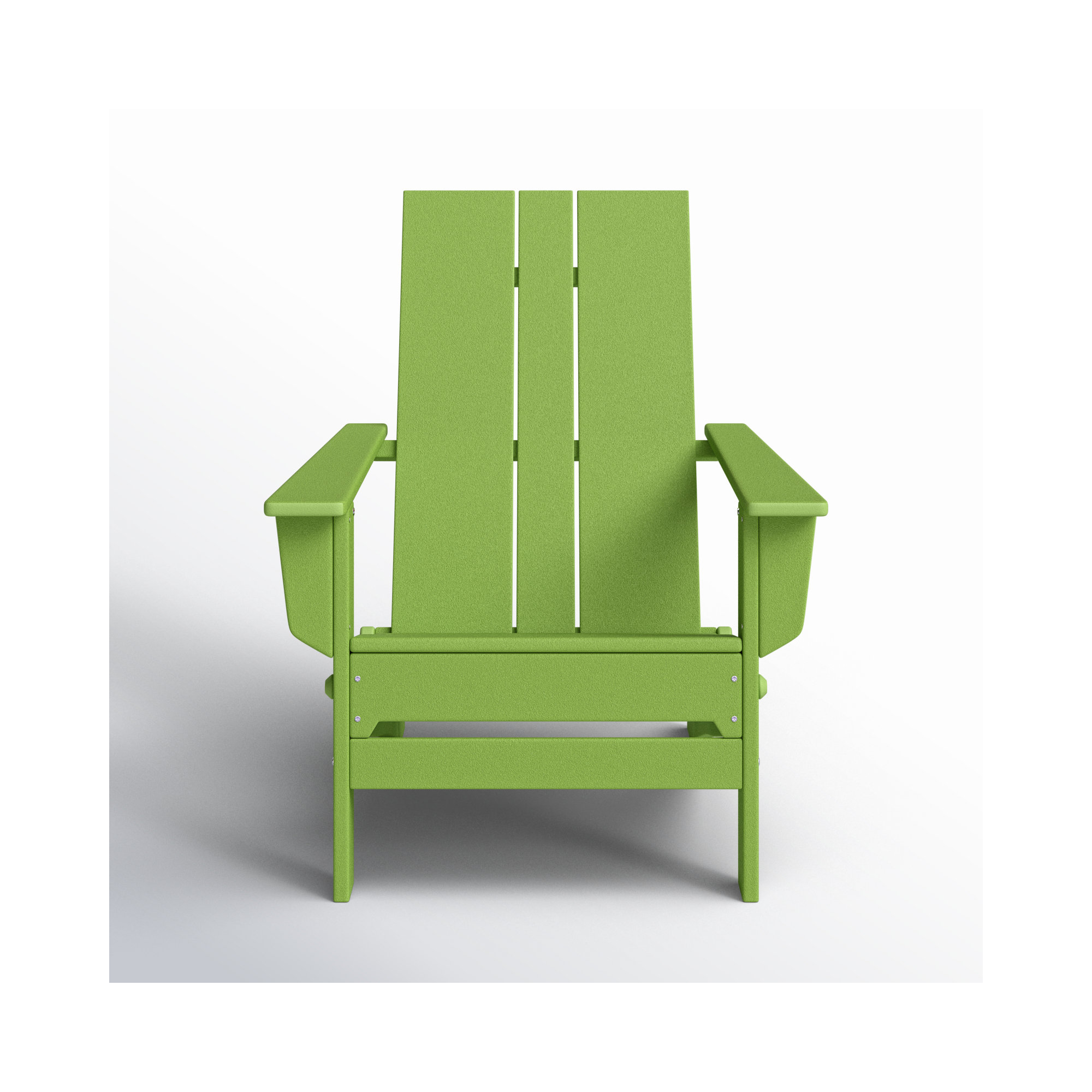 POLYWOOD x AllModern Folding Plastic Adirondack Chair, Green