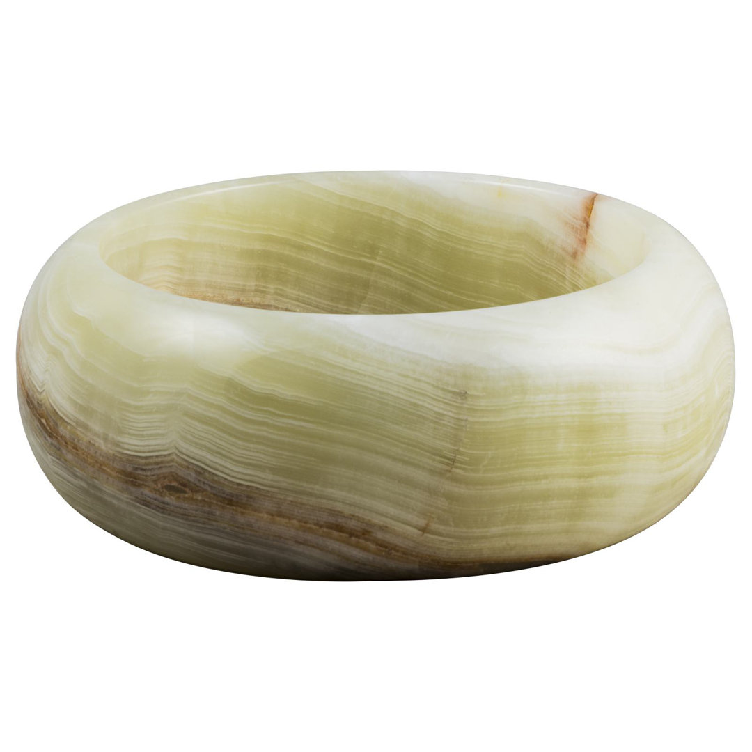 Bjorn Stone Circular 410mm Countertop Basin
