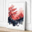 Blossoms in Mist Japandi - Wrapped Canvas-345555147-345555184