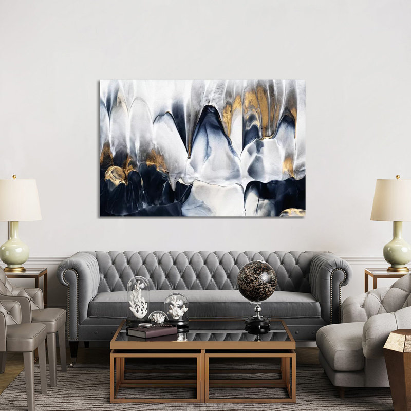 Abstract Flow II by Elisabeth Fredriksson - Print on Canvas, 66.04 cm H x 45.72 cm W x 3.175 cm D, No Frame
