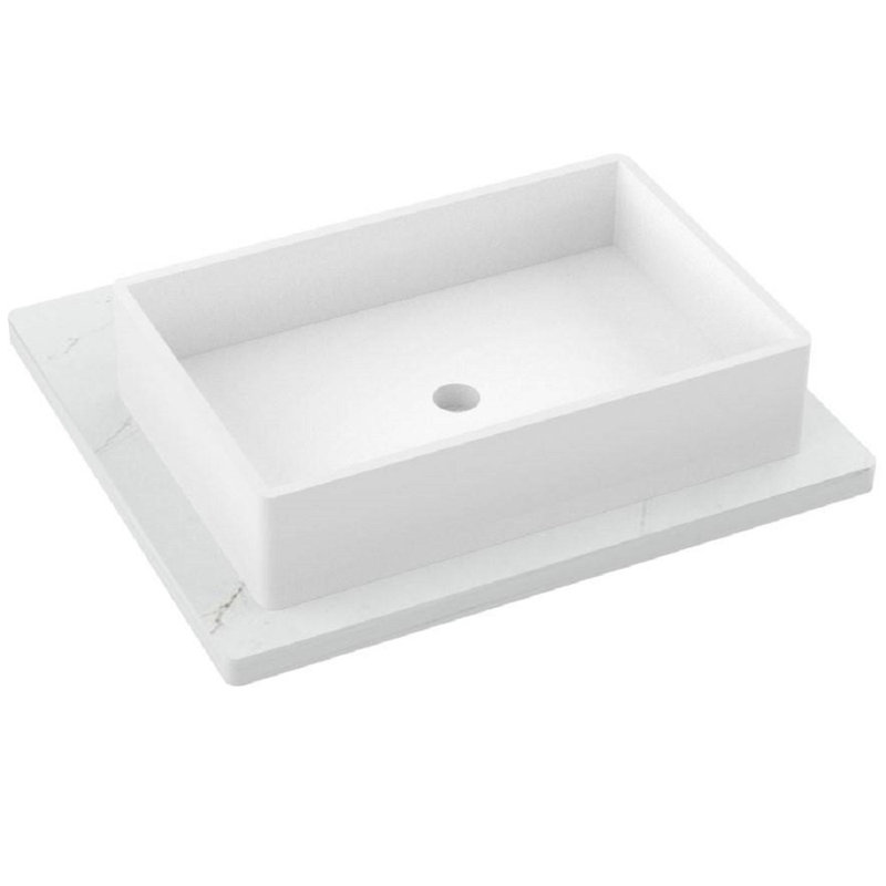 Gilded Single Bath Floating Vanity, Smoked Modern, 24"