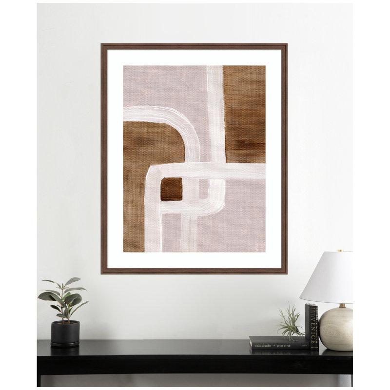 Rythme rythmique II par Nikita Jariwala, reproduction d'art encadrée