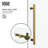 Winslow 48" W x 36" D x 80" H Sliding Frameless Shower Enclosure with 3/8  Clear Glass&Base-50877761-50877757