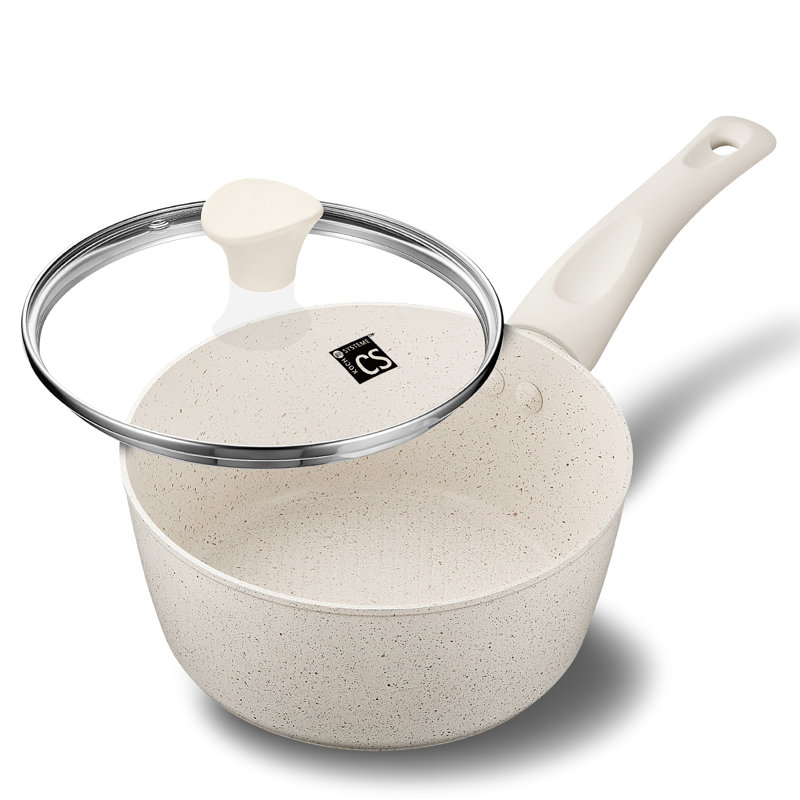 Casserole antiadhésive en aluminium Koch Systeme, Noir/naturel, 7""