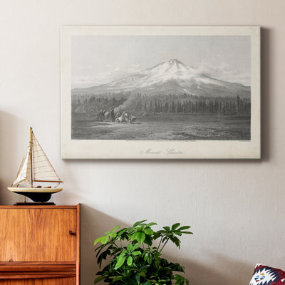 Mont Shasta - reproduction sur toile tendue