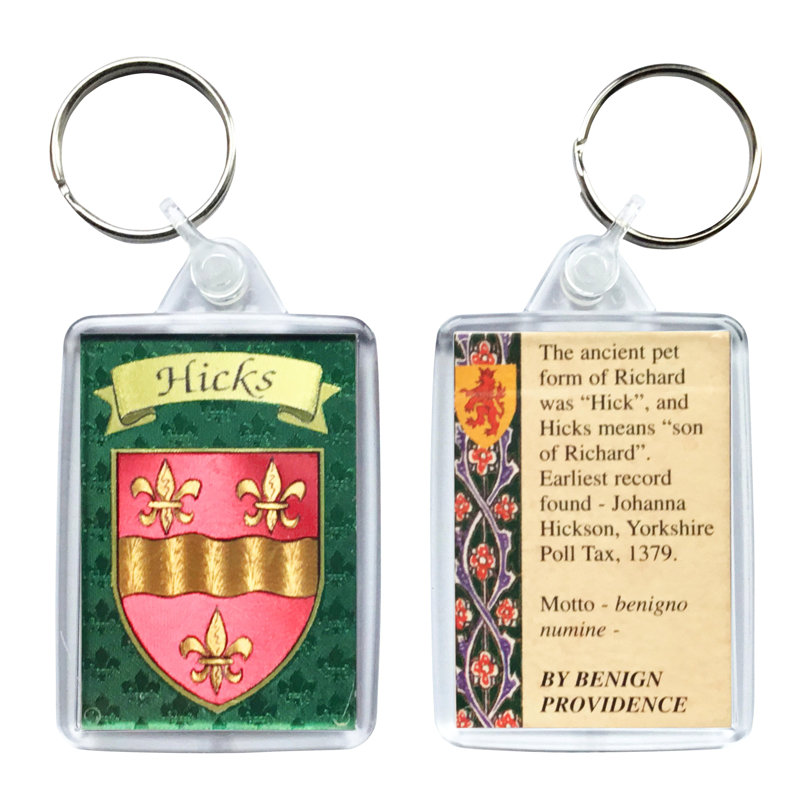 Coat of Arms Keyring - Hicks