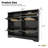 Narrow Design Shoe Organizer with 4 Rattan Doors,hold up to 12 pairs of shoes-117359680