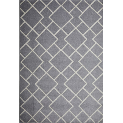 Tapis gris Christine Bleyana