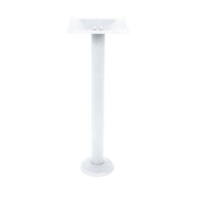 Base de table boulonnée - hauteur du bar - colonne de 3 po