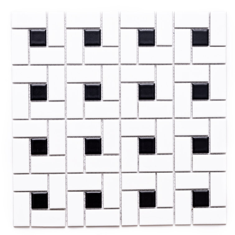 Helix 1" x 1" Porcelain Mosaic Tile