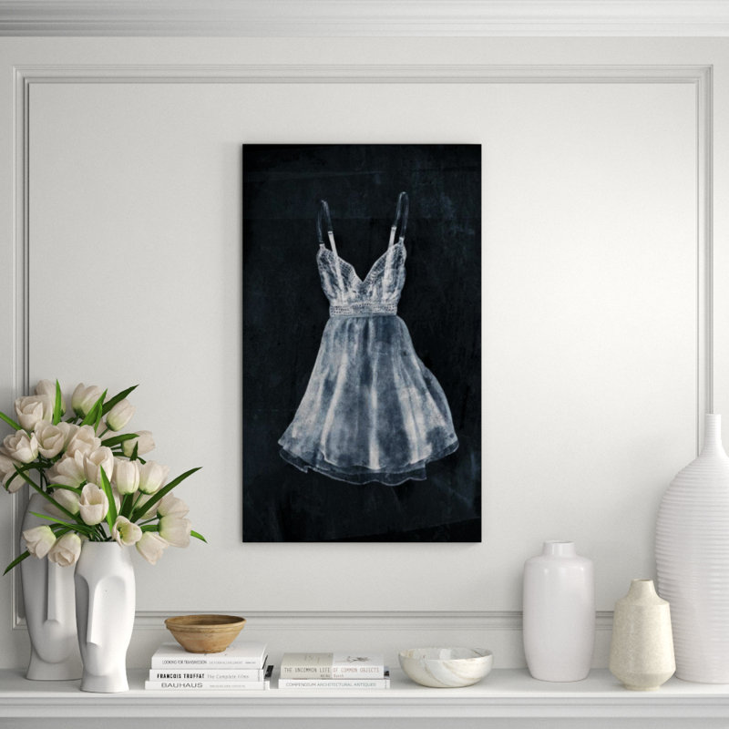Dress Up III Print by Elena Carlie, Glass Coat, 40" H x 24" W x 1.5" D