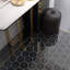 Carreau de mosaïque en marbre poli naturel Hexagon 11,82 po x 10,44 po Natural Bianco-110408059