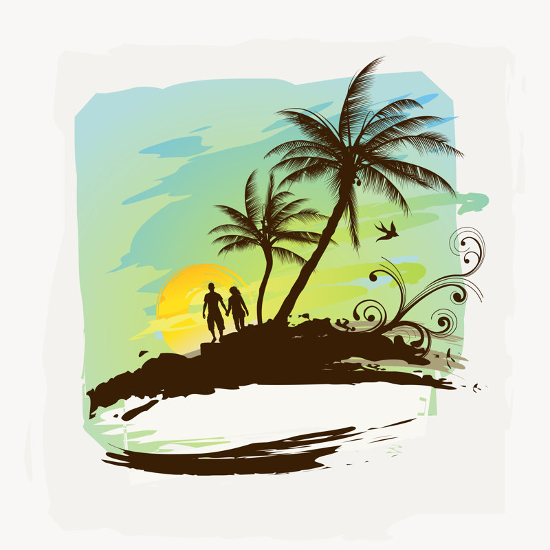 Summer Breeze - Wrapped Canvas Print, 51cm H x 51cm W x 3.8cm D